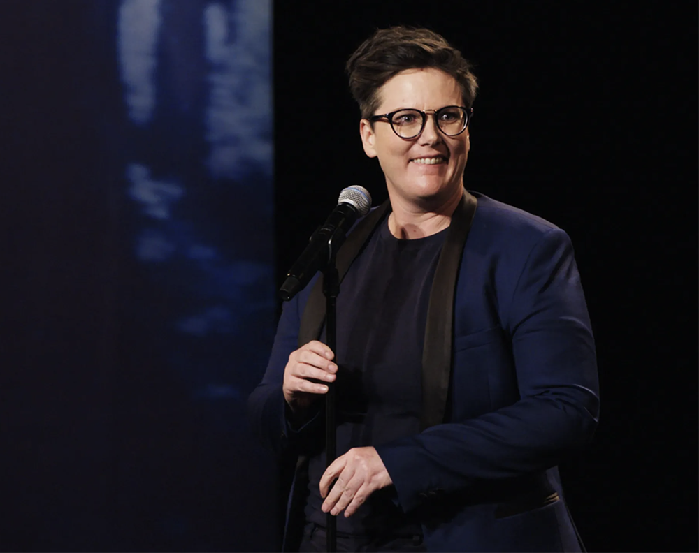 Australian comedian Hannah Gadsby (photograph via Netflix)